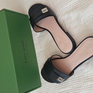 Kate Spade Phoebe Slide Sandals Black - 8.5